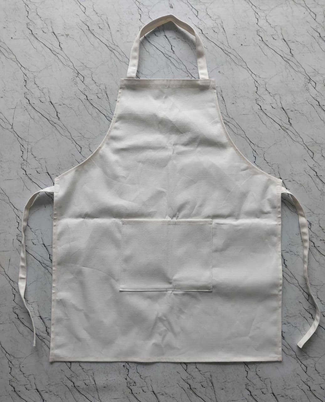 Cotton Kitchen Apron with Pockets