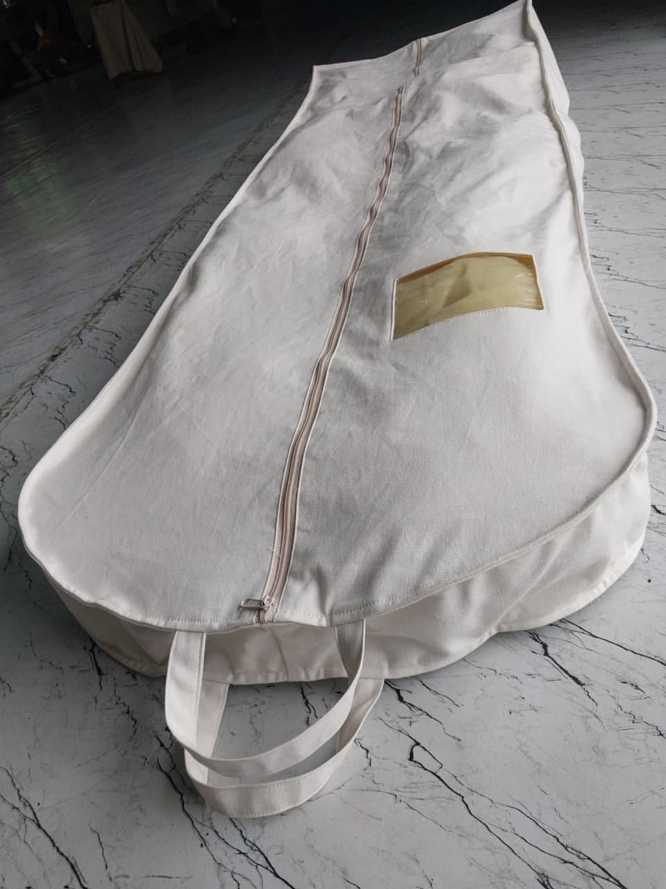 Washable Cotton Garment Bag with Viewing Window