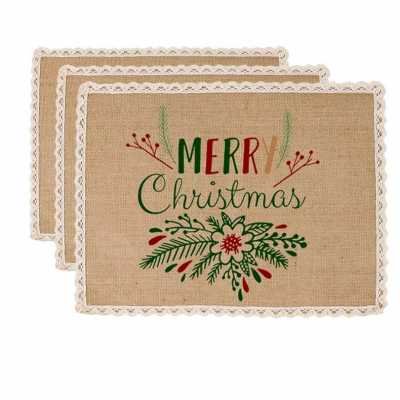 Christmas jute placemats manufacturer in India